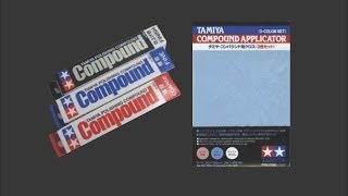 Tamiya Polishing Compound amp Applicator Cloths Scale Model Tool Review [upl. by Hope118]