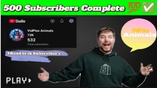 500 Subscribers Completed✅💯 Nowroadto1ksubscribers hybridanimals hybridcreatures trending [upl. by Jerome]