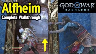 God of War Ragnarok Alfheim Complete Walkthrough GoW Ragnarök [upl. by Ennovahc]