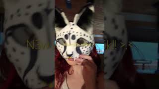 SLAAYY therian therianthrooy theriangear therianmask catmask cat furry [upl. by Ennahteb]