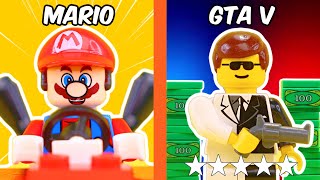 POPULAR VIDEO GAMES in LEGO [upl. by Ahsias]