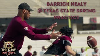 TXST RB Coach Barrick Nealy on Returning to San Marcos RB Room and More [upl. by Ahtelahs868]