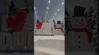 Snow park ☃️Ski Dubai 🐧⛷️ice skating  penguins place to visit with family in Dubai [upl. by Nyrmac155]