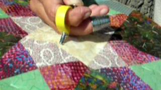 Handquilting demonstration [upl. by Silloh]