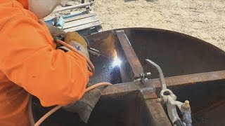 Building A Pull Head  Pipeline Fabrication [upl. by Hnaht804]