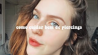 PIERCING NO NARIZ  Como não deixar inflamar [upl. by Ling]