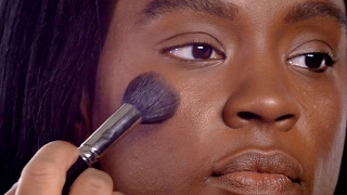 HOW TO Flawless Foundation amp Radiant Highlight for Dark Skin  MAC Cosmetics [upl. by Yasu]