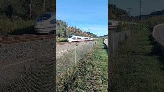 Ave S103 por Castellbisbal hacia Madrid renfe altavelocidad [upl. by Carey]