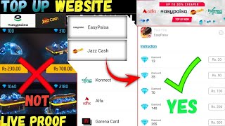 Top up in Free Fire with easypaisa  Easypaisa  top up Diamonds in Free Fire Pakistan server [upl. by Patterson122]