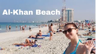 Why AlKhan Beach in Sharjah is Perfect for Budget and Luxury Travelers [upl. by Arok]