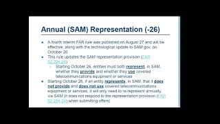 GSAs Implementation of Section 889 of the FY 2019 National Defense Authorization Act NDAA [upl. by Peter508]