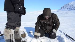 Pêche sur glace à Kangirsuk [upl. by Sang643]