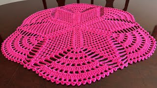 Hermoso Centro de Mesa a Crochet paso a paso🧶 [upl. by Salvador]