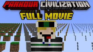 Minecraft but I survive in PARKOUR CIVILIZATION FULL MOVIE [upl. by Fogel]