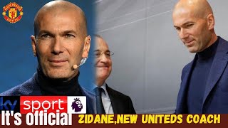 ✅💯🔥ZINEDINE ZIDANE TAKES OVER A NEW ERA BEGINS AT MANCHESTER UNITED✅💯🔥 [upl. by Erbma]