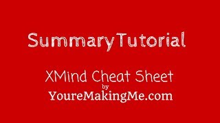 XMind Summary Tutorial [upl. by Litta]