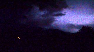 7814 Monsoon Storm over the Huachuca Mountains  Arizona [upl. by Thurman971]