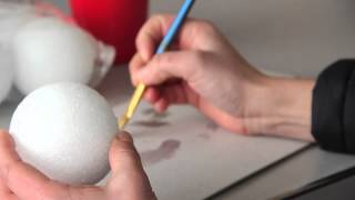 How to Paint a Styrofoam Earth Globe  Fun amp Decorative Crafts [upl. by Irdua]