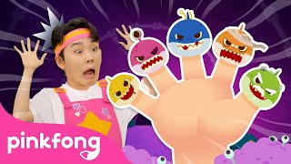 Zombie Shark Finger Family  Finger Family Song  Spooky Baby Sharks Everywhere  Pinkfong Official [upl. by Fasto]