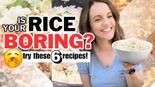 NO MORE PLAIN RICE  6 EASY RICE RECIPES [upl. by Barnie973]