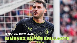 PSV vs FEY SUPERCOPA DE HOLANDA 44 GIMENEZ FIGURA DEL PARTIDO FEYENOORD GANA EN LOS PENALES [upl. by Bazluke]