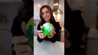 DIY MARBLE PAINT ORNAMENTS holidaydiy diycrafts diydecor [upl. by Blen]