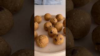 Cookie Dough Bliss Balls 🍪⚡️ veganrecipes [upl. by Clotilde]