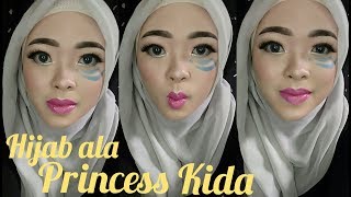 Disneys Atlantis The Lost Empire  TUTORIAL HIJAB PRINCESS KIDA NEDAKH I By Vapinka Makeup [upl. by Loydie634]