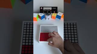 Making Poland 🇵🇱 on Rubik’s cubes mosaic shorts [upl. by Elehcir]