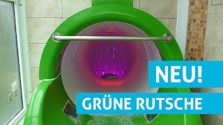 Grüne Rutsche in der WestfalenTherme NEU 2013 [upl. by Yvad]