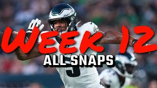 Nolan Smith Week 12 All Snaps [upl. by Gnouhp414]