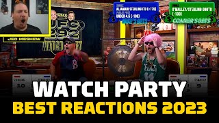 Top 5 Watch Party Reactions Of 2023  MMA Fighting [upl. by Neveda]