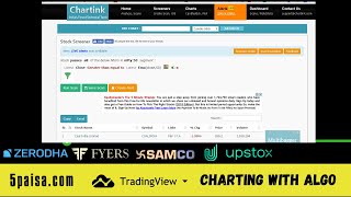 beginner guide for chartink scanner with fully algo trading [upl. by Jaime]