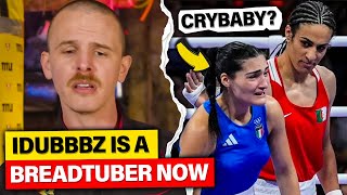 Idubbbz Accidentally BULLIES Female Athlete To DUNK on Rightoids in NEW Breadtube Style Video [upl. by Midge]