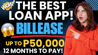 BILLEASE  The Best Loan App in the Philippines FAST APPROVAL amp EASY APPLICATION [upl. by Elva409]