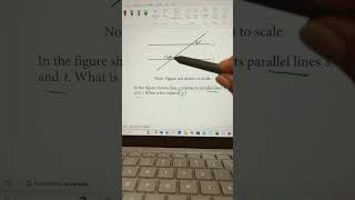 SAT Geometry Tips Corresponding Angles Simplified satmath satexam sattest [upl. by Bridwell193]