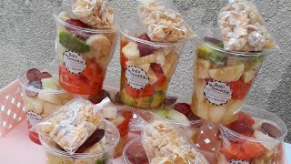 RENDAEXTRASALADA DE FRUTAS COM SUCRILHOS E LEITE CONDENSADO [upl. by Joacima]