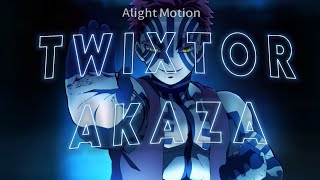 akaza twixtor 4k [upl. by Patman559]