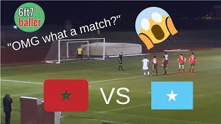 I WATCHED MOROCCO VS SOMALIA IN AN EPIC CHARITY FOOTBALL MATCH [upl. by Aihsakal713]