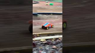 4x4 RC Short Course Truck Racing Jumping The Triple Off Road Dirt Track [upl. by Ahsienahs]