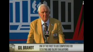 Gil Brandt Hall of Fame speech 2019 [upl. by Correy593]