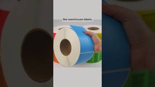 How to make your labels eye catching 👀 custom colored roll labels [upl. by Kra]