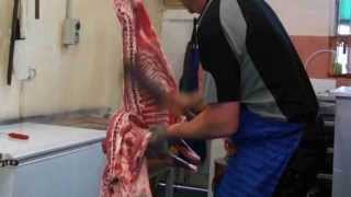 Butchering a Lamb by hand New Zealand style Highbury Butcher [upl. by Sitruc]