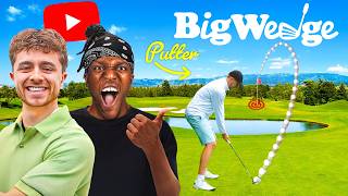 YOUTUBERS CONTROL OUR GOLF SHOTS BIG WEDGE GOLF [upl. by Haff]