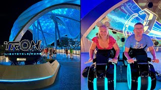 TRON Lightcycle Run FIRST RIDE amp Review  Magic Kingdom  Walt Disney World [upl. by Anna-Diane595]