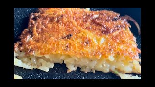 Cheesy Jalp Crispy Hashbrowns  Dinos Easy Meals [upl. by Adarbil]