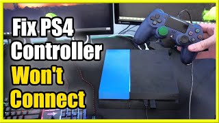 How to FIX PS4 Controller that Wont Connect Hard Reset Method [upl. by Kcuhc706]