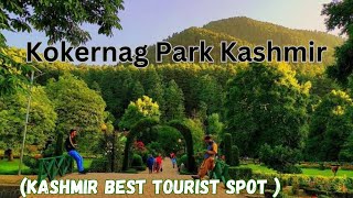 Journey to Most Beautiful place of India Kashmir Kokernag Park Botanic  Garden 2024 Tour [upl. by Ecnerrat]