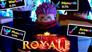 Getting The NEW JUJUTSU KAISEN Units in Anime Royale [upl. by Devol354]