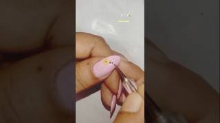 Easy Nailart design with dotting tools 💅✨easynailartdesignsforbeginners youtubeshorts [upl. by Ecinom]